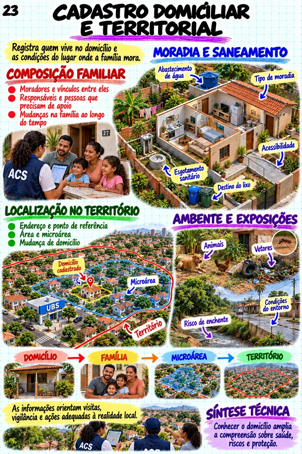 Mapa visual da Atenção Primária à Saúde